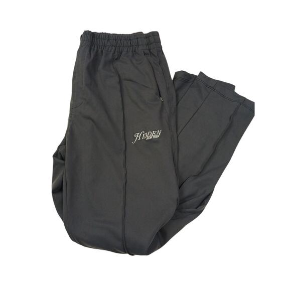 Hidden New York NY Black Size M Track Pants No Drawstring - Picture 1 of 8